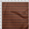 thumbnail image 3 of oneOone Viscose Chiffon Fabric Ogee Ikat Printed Craft Fabric BTY 42 Inch Wide, 3 of 4