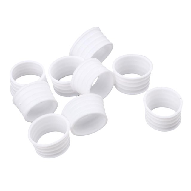 10x Elastic Tennis Badminton Squash Racket Athlete - White