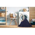 thumbnail image 2 of Ahgly Company Tapis d'Intérieur Lavable en Machine Carré Transitionnel Violet Pervenche Profond, 3 Pieds Carré, 2 of 7