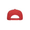 thumbnail image 2 of Wool Blend Flat Visor Pro Style Snapback Cap, Red, 2 of 2
