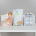 thumbnail image 3 of Sterilite Wide Shelf Home Office Storage Organizing Plastic Bin, 12 Pack, Clear, 3 of 6