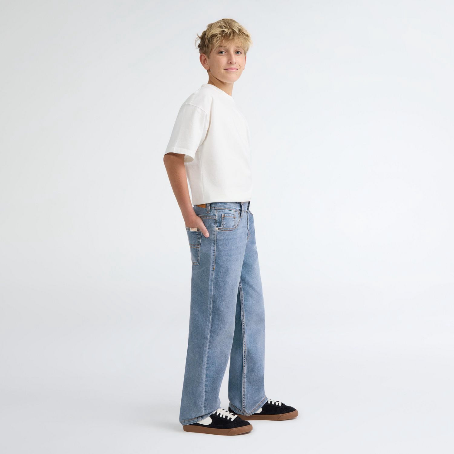 Jean à coupe décontractée jambe droite Levi Strauss Signature pour garçon
