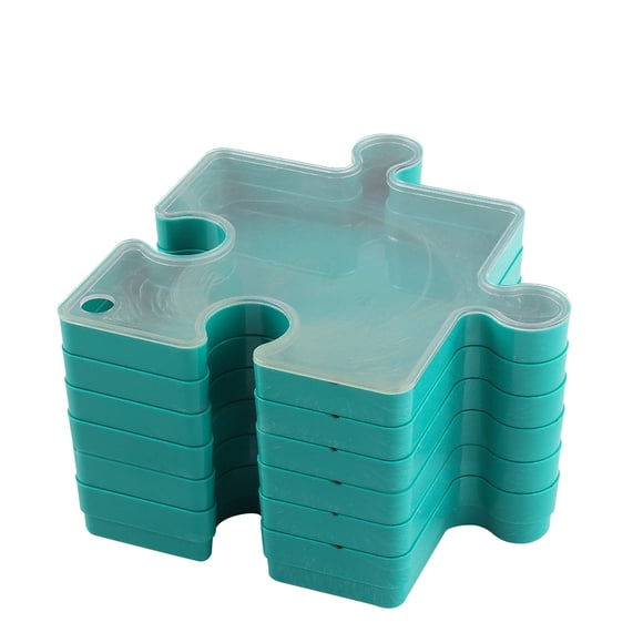 Dvkptbk Boîte de Casse-Tête Empilable Plateau de Tri pour Casse-Tête Trieur en Plastique Boîte de Rangement pour Casse-Tête
