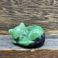 thumbnail image 2 of Natural Quartz Crystal Sleeping Cat Decoration Crystal Cat Sleeping Statue 2 Inch Opal Cat Crystal Statue Statue For Home Meditation, 2 of 9