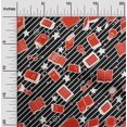 thumbnail image 2 of oneOone Velvet Red Fabric Kids Fabric For Sewing Printed Craft Fabric By The Yard 58 Inch Wide, 2 of 4