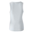 thumbnail image 4 of Timegard Womens Tank Tops Summer V Neck Slim Basic Tee Solid Color Casual Sleeveless Top Cami Shirts, 4 of 5
