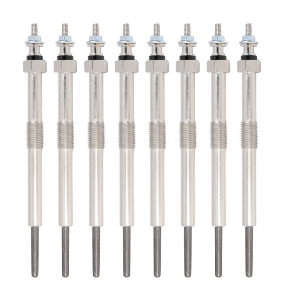 Unique Bargains Car Diesel Heater Glow Plug Fit for 2006-2010 GMC Sierra 2500HD 6.6L Diesel Set of 8