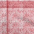 thumbnail image 1 of oneOone Rayon Red Fabric Check & Craft Projects Decor Fabric Printed By The Yard 56 Inch Wide, 1 of 4