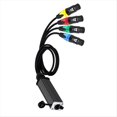 thumbnail image 2 of Câble Adaptateur Audio pour RJ45 4 Canaux 3 Broches XLR DM512 Extension de Signal Réseau Câble Réseau vers Distribution Analogique 20cm, 2 of 5