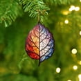 thumbnail image 5 of Meitianfacai Acrylic Flat Printing Leaves Christmas Decorations Christmas Tree Decorations Hanging Pendants, 5 of 5