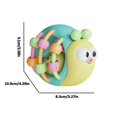 thumbnail image 3 of Leutsin Rattle Ball,Teething Rattle Toy,Sensory Grasping Teether,Animals Balls Toys Chewable Grasp Shaker Balls for Teething Rattle with ABS Soft Silicone Base Developmental Toys to Improve Hearing, 3 of 8