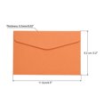 thumbnail image 2 of Unique Bargains Enveloppes Mini Vierges, Porte-Cartes de Rangement, Orange, 100 Unités, Lot de 100, 2 of 6
