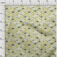 thumbnail image 3 of oneOone Cotton Poplin Lime Green Fabric Sea Shells Ocean Sewing Craft Projects Fabric Prints By Yard 56 Inch Wide, 3 of 4