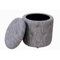 thumbnail image 2 of Hometrends Pouf de rangement tufté, 2 of 2