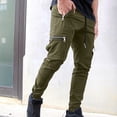 thumbnail image 1 of Mefallenssiah Full Length Pants Liquidation Pantalon Cargo Décontracté Sportif Multi-Poches Tendance Mode Homme, 1 of 1