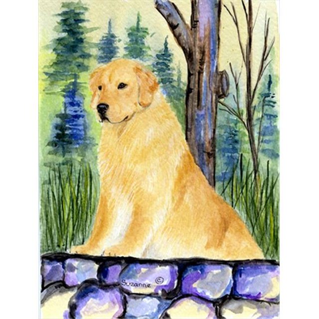 Carolines Treasures SS8111CHF Golden Retriever Flag Canvas - House Size