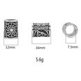 thumbnail image 4 of Xuanheng Beard Beads Rings Hair DIY Jewelry Tube Beard Dreadlock Braid, 4 of 8