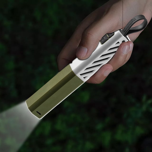 Apmemiss Liquidation Lampe de Poche Lasers Blanche Rechargeable Extérieure Portable Lampe de Poche LED Mini LED Extérieure Camping Randonnée Lampe de Poche Portable Chargement Éclairage