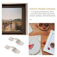 thumbnail image 3 of 50pcs Picture Frame Hangers Kit Double Hole Photo Frame Hanging Hooks Holders, 3 of 6