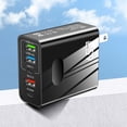 thumbnail image 2 of Chargeur de Téléphone Mobile 5V3.1A PD+3USB Chargeur de Voyage Multiport Adaptateur de Charge Standard US, 2 of 4