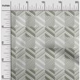 thumbnail image 1 of oneOone Silk Tabby Fabric Stripe Geometric Printed Craft Fabric BTY 42 Inch Wide, 1 of 4