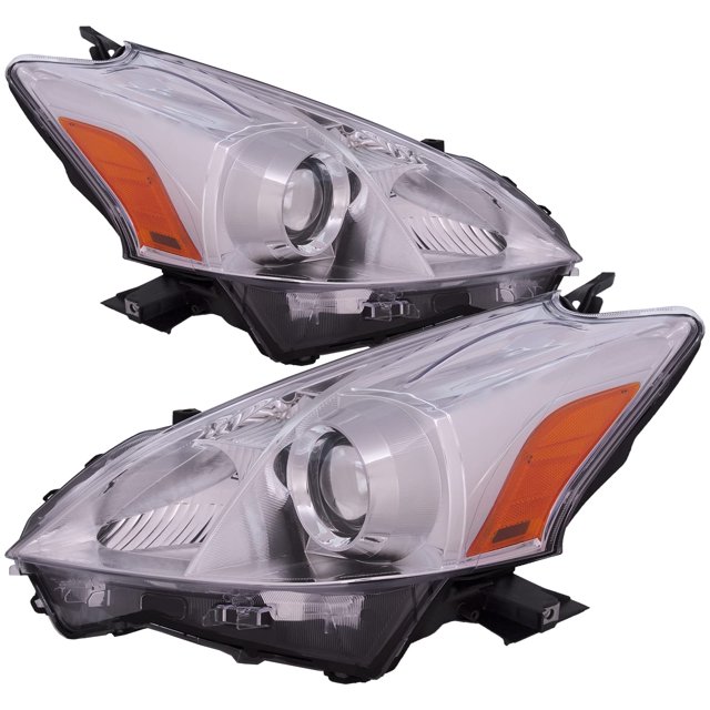 HEADLIGHTSDEPOT Headlight Halogen CAPA Certified Left And Right Pair Compatible With 2012-2014 Toyota Prius V