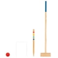 thumbnail image 2 of TOOKYLAND Kids Wooden Croquet Set - 17pcs - 4 Player Game Set with Carry Bag, Ages 3+, 2 of 5