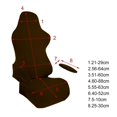 thumbnail image 4 of Wweixi Gaming Chair Cover Soft for Rotating Chair Reclining Racing Gaming Chair dark coffee dark coffee, 4 of 6