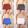 thumbnail image 1 of mmirethe Wearable Shower Wrap Short Pants Adjustable And Soft For Comfortable Bath Time Men Bath Towel Grey, 1 of 6