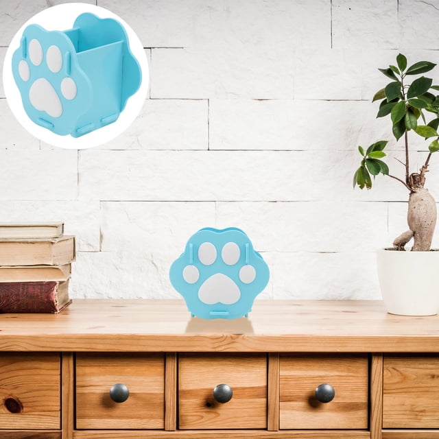 FESTFENDS Rentrée des Classes Lot de 1 Porte-Stylo pour Chat Polyvalent Mignon Papeterie PVC Colle Flexible Déco