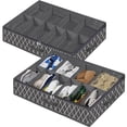 thumbnail image 3 of Under Bed Shoe Cabinet Storage Is Suitable For 24 Pairs Of Shoe Cabinets. Strong Under Bed Shoe Cabinet Storage Bedding Baby Storage Cubes Collapsible Storage Boxes with Zipper Container for Blankets, 3 of 3