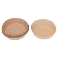 thumbnail image 4 of Non Stick Fryer Paper,100PCS Disposable Paper Liner Silicone Oil Paper Tray Disposable Paper Tray Crafted with Care, 4 of 8