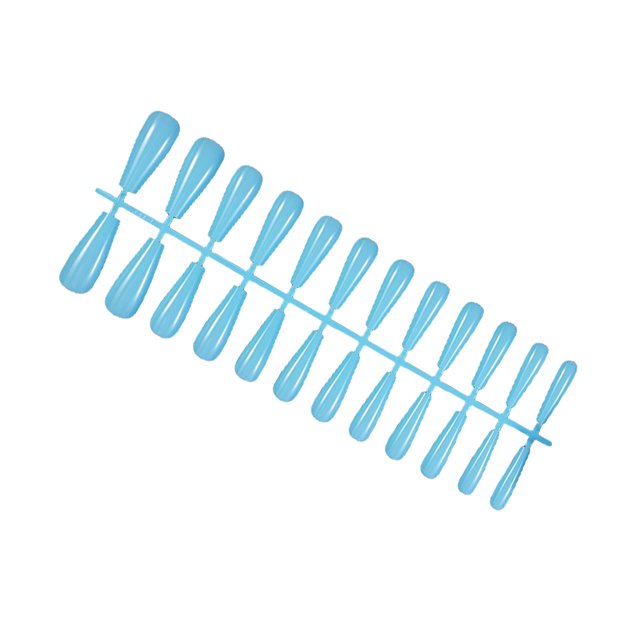 Youkk Ensemble de Faux Ongles Style Français Résistant aux Rayures Ongles Pressés Couverture Complète Amovible Ajustable Autocollants de Manucure Type 21