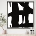 thumbnail image 2 of Designart Black & White Crossing Paths II Framed Wall Art, 2 of 3