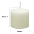 thumbnail image 3 of Mainstays 21PK Unscented Ivory Votive Candles, 3 of 5