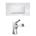 thumbnail image 1 of American Imaginations 32-in. W 3H8-in. Ceramic Top Set In White Color - Overflow Drain Incl. AI-15602, 1 of 1