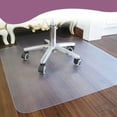 thumbnail image 4 of ITFABS Coussin de Chaise Transparent, Tapis de Protection de Sol en Plastique pour Bureau, Pièce, 4 of 6