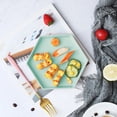 thumbnail image 4 of Assiettes en Paille de Blé Mini Plateau en Paille de Blé Réutilisable Carré Lavable au Lave-Vaisselle et au Micro-Ondes Non Fragile Enfant Adulte Animal de Compagnie Trajet Assiettes Compatibles au Micro-Ondes, 4 of 6