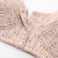 thumbnail image 5 of zanvin Wireless Bra, Women Sexy Lingerie Cotton Comfortable U-shaped Back Four Rows Of Buttons Gathered Together Without Steel Rings Three-Dimensional Cup Underwear Bra,Beige,XXXL, 5 of 5