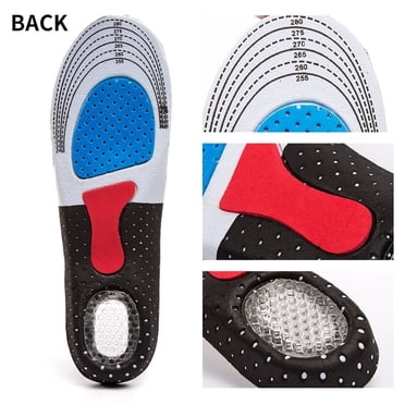 CEHVOM Men and Women's Fashion Silica Gel Insoles Orthotic Sport Running Shoes Insoles