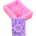 thumbnail image 4 of Jinsinto 1PC Silicone Sun flower Handmade Soap Mold Candle Mould, 4 of 4