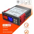thumbnail image 4 of Lefu 12V/24V/110-220V STC-3028 Digital Dual LED Temperature Controller Thermostat, 4 of 5