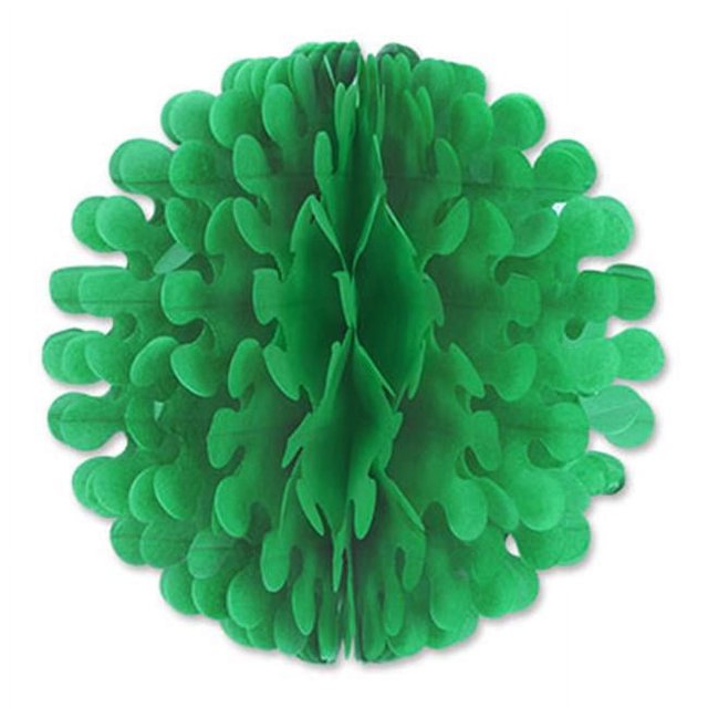 Beistle 54897-G 9 in. Tissu Flotteur Ball- Vert - Pack de 12