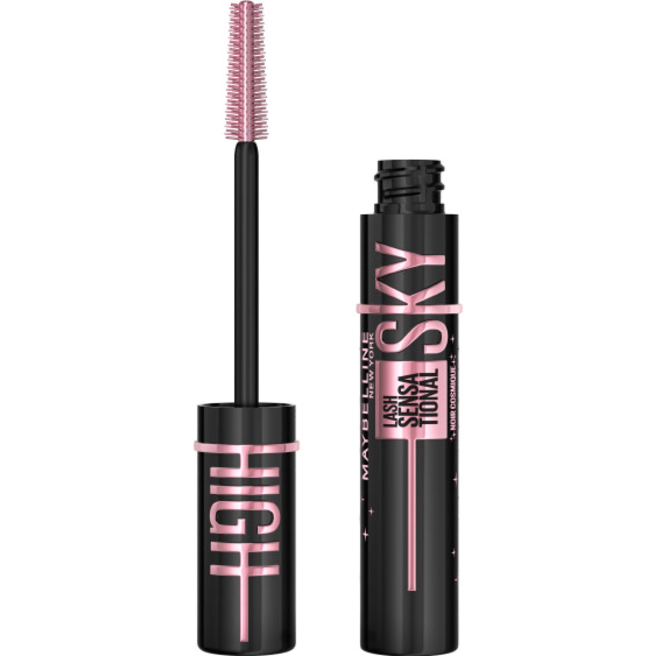 Mascara Lavable Maybelline Sky High Allongeant, Volumisant, Noir Cosmique, 7,2ml
