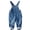 Blue-2085, variant on KIDSCOOL SPACE Baby Boy Girl Ripped Denim Cute Workwear Jean Overalls,Blue,3-4 Years