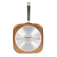 thumbnail image 3 of 12"/30.48cm Epicurious Aluminum Square Griddle Copper, 3 of 4