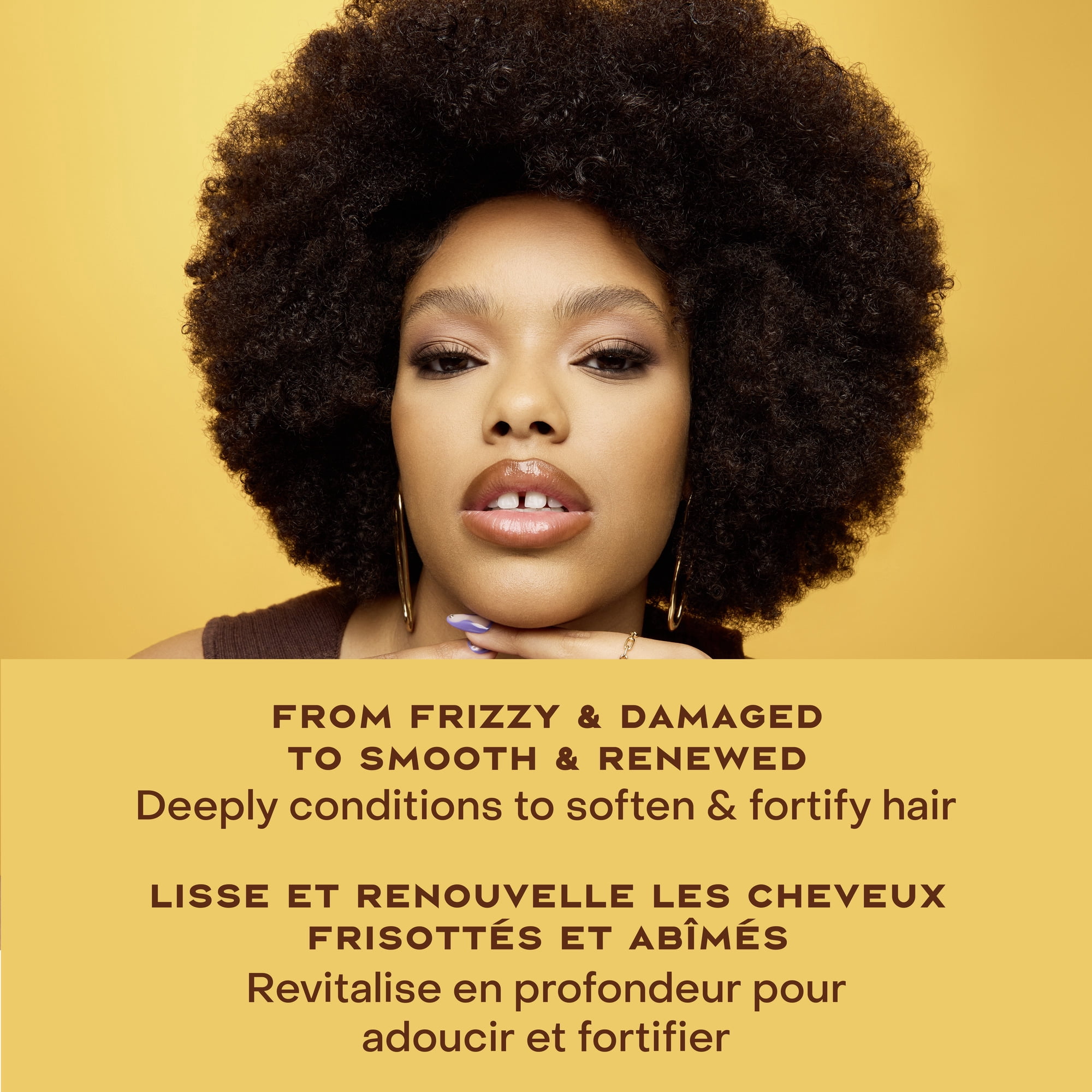SheaMoisture Revitalisant Hydratant en Profondeur Beurre de Karité Brut pour Cheveux Secs, 384 ml