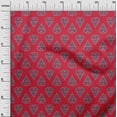 thumbnail image 2 of oneOone Cotton Poplin Fabric Leaves & Floral Block Print Sewing Fabric BTY 42 Inch Wide, 2 of 4