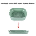 thumbnail image 3 of Square Silicone Baking Pan, Food-Grade Foldable Non-Stick Oven Tray, 8.5 in, Heat-Resistant to 464°F, Dishwasher Safe, 3 of 3