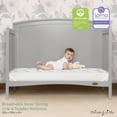 thumbnail image 3 of Dream On Me 2-In-1 Breathable Premium Coil Inner Spring Standard Crib And Toddler Mattress, Model #BR-132, 3 of 7
